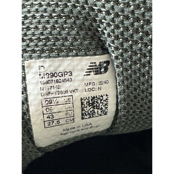 Size 9.5 - New Balance Teddy Santis x 990v3 Made in USA Green Purple - Picture 7 of 7